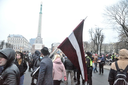 Tautas sapulce Brīvības laukumā
