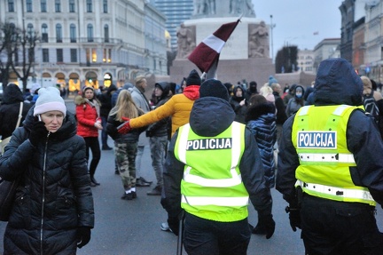 Tautas sapulce Brīvības laukumā